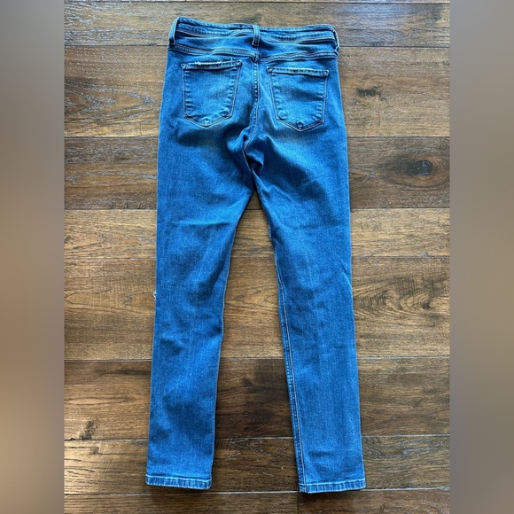 Flying Monkey Distressed Skinny Jeans - Blue - Picture 5 of 5